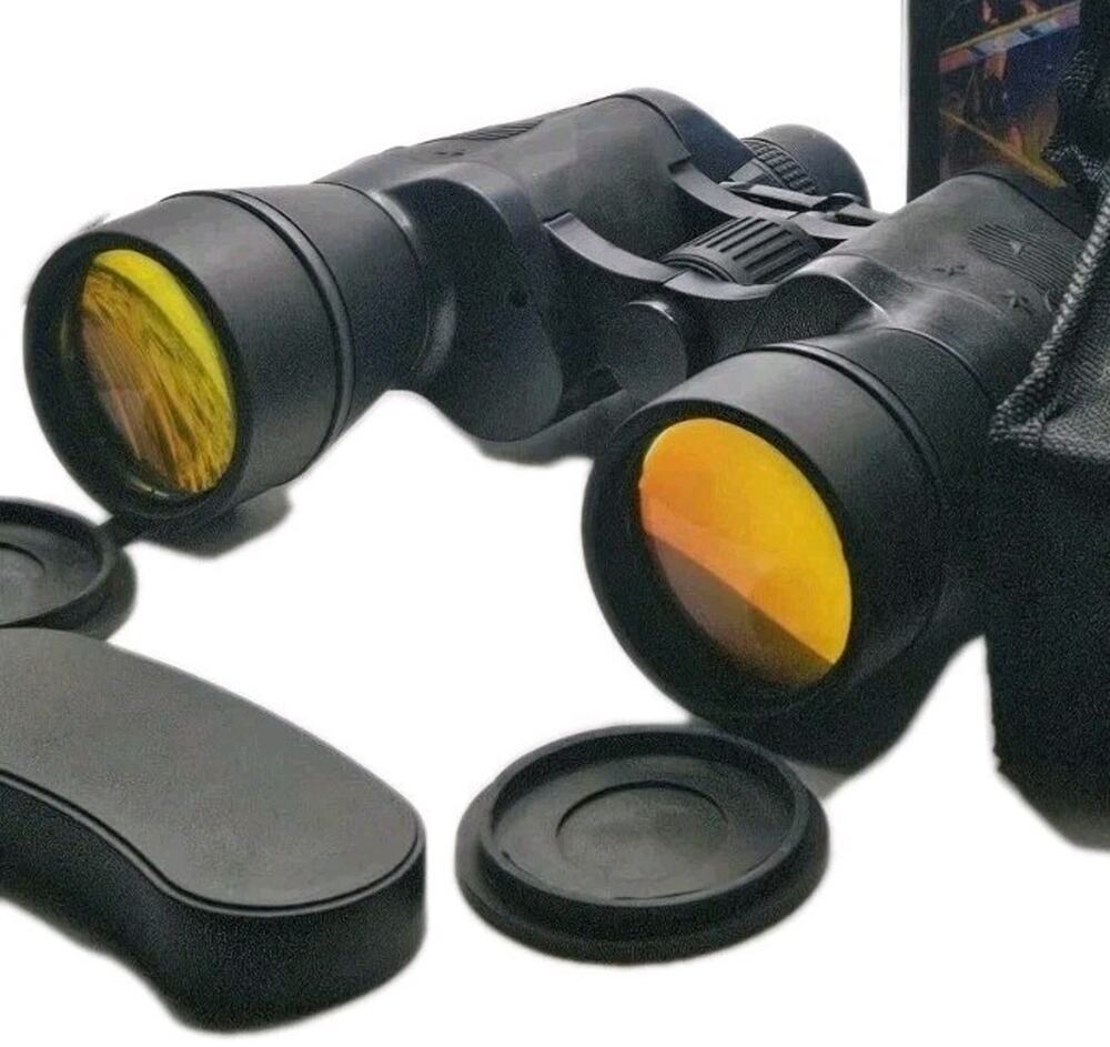 Hunting 10x50 Night Vision Binoculars w/ Compass, Travel Case & Original Box